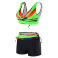 thumbnail image 2 of Women's Bikini Set Printed Two Piece Fashion Sexy Swimsuit with Removable Bra Pads No Underwire for Beach Vacation,Green,M, 2 of 6