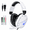 White, variant on Gaming Headsets with Noise Cancelling Microphone, Xbox One & PS5 PS4 Headphones, High-Quality Stereo Sound, LED Light, Soft Memory Earmuffs for Ultimate Comfort, Wired over-Ear Headset for PC, Laptop