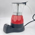 thumbnail image 3 of Electric Italian Coffee Pot 150ml 3 Cup Fine Filtration Drip Proof Electric Coffee Maker for Home, 3 of 7