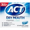 ACT Dry Mouth Soothing Mint Lozenges 36 ea (Pack of 6)
