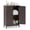 Brown, variant on Sunshen Bathroom Storage Cabinet, Freestanding Wooden Floor Cabinet with Double Doors, Adjustable Shelf, Modern Storage Organizers for Kitchen, Living Room, Entryway (Black)