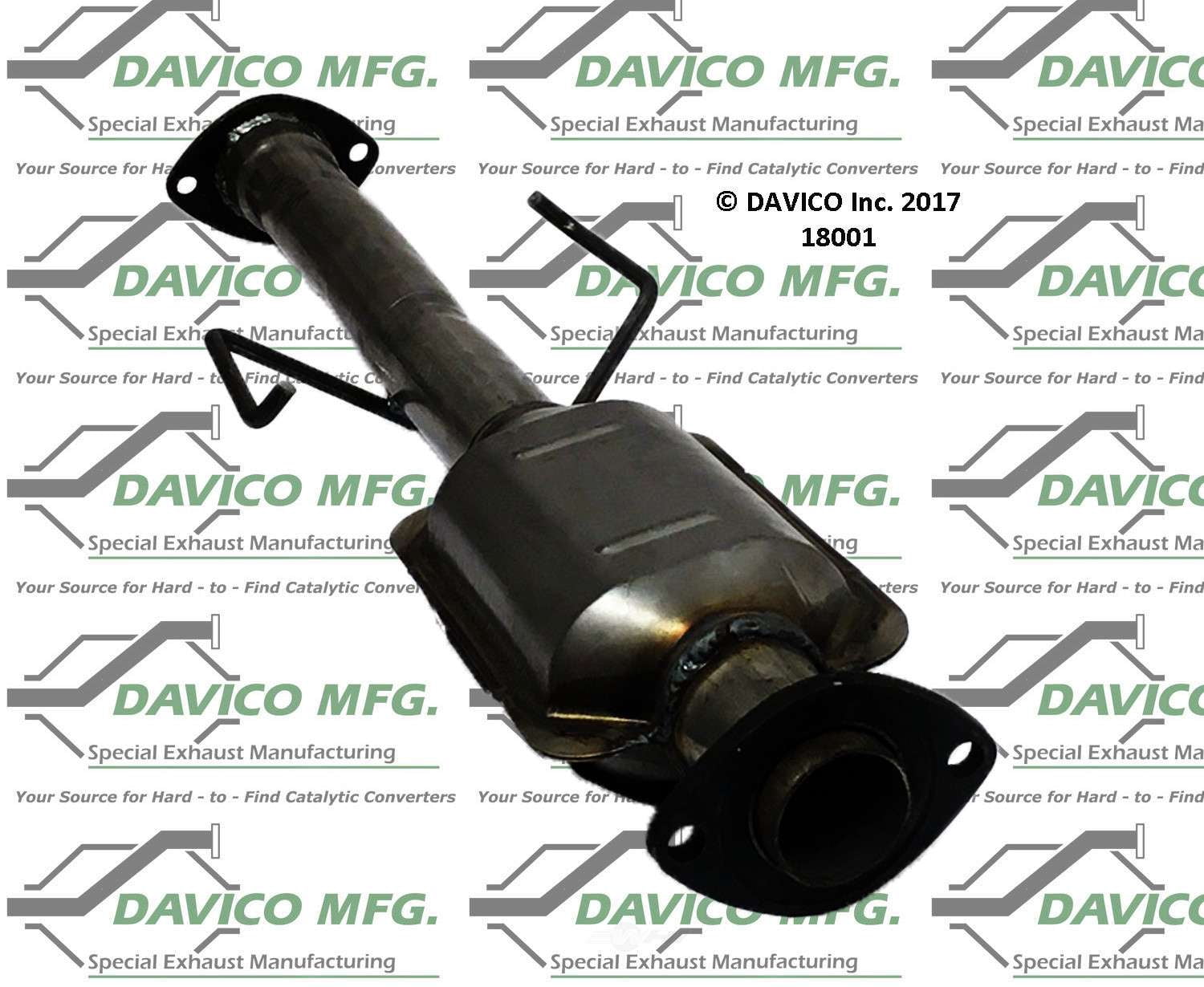 Davico Mfg 48001 Dealer Alternative Direct-Fit Catalytic Converter
