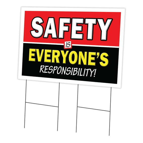 24" x 36" Yard Sign & Stake | Advertise Your Business | Stake Included Image On Front Only | Made in The USA