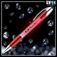 thumbnail image 6 of Thank You Greeting Gift Stylus Pens-Pen Lights up a Thank You Message- 3 in 1 Stylus+ Ballpoint Pen Barrel Filled with Crystals-Compatible with Most Phones and Touch Screen Devices, Multicolor 6 Pack, 6 of 7
