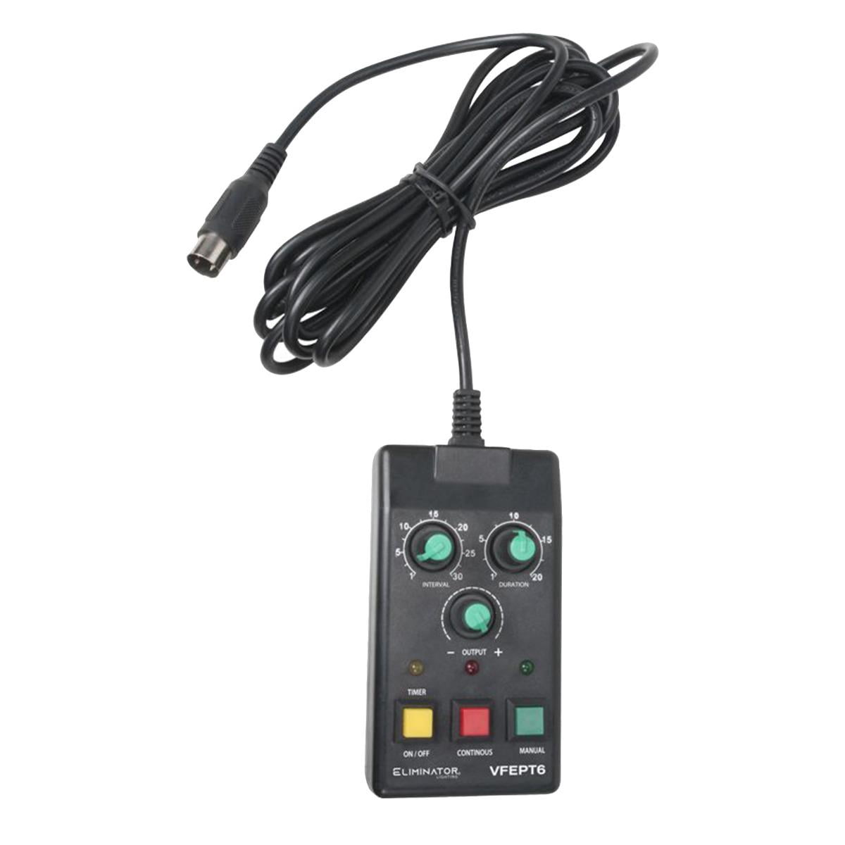 Eliminator Lighting VF1600 EP Mobile DMX Fog Machine with Variety Fog Juice Package