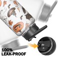 thumbnail image 5 of Halloween Ghost Tumbler 32oz with Handle and Straw – Stainless Steel Coffee Mug – Spooky Cute Pumpkin Skull Design – Insulated Cup Holiday Gift for Women Men, 5 of 5