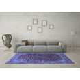 thumbnail image 3 of Ahgly Company Indoor Rectangle Persian Blue Traditional Area Rugs, 4' x 6', 3 of 4