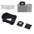 thumbnail image 4 of Camera Eyecup Set, ABS and Silicone Camera Viewfinder Eyepiece Eye Cup Set Easy Installation  for Outdoor, 4 of 7