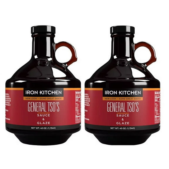 2 PACK|| Iron Kitchen General Tso's Sauce and Glaze, 40 oz.
