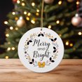 thumbnail image 2 of Cutesy Merry and Bright Magical Season Treasure For Gifts And Surprises Hanging Round Ornament, 2 of 4