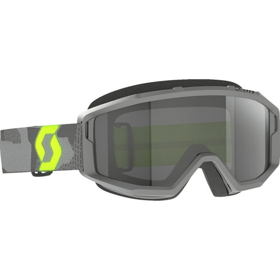 Scott Primal Sand/Dust MX Offroad Goggles Light Gray/Neon w/Dark Gray Lens