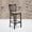 Natural Wood Seat/Black Metal Frame, variant on Emma + Oliver 2 Pack Black School House Back Metal Restaurant Barstool - Burgundy Vinyl Seat