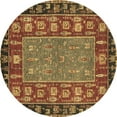 thumbnail image 1 of Ahgly Company Indoor Round Animal Brown Traditional Area Rugs, 8' Round, 1 of 4