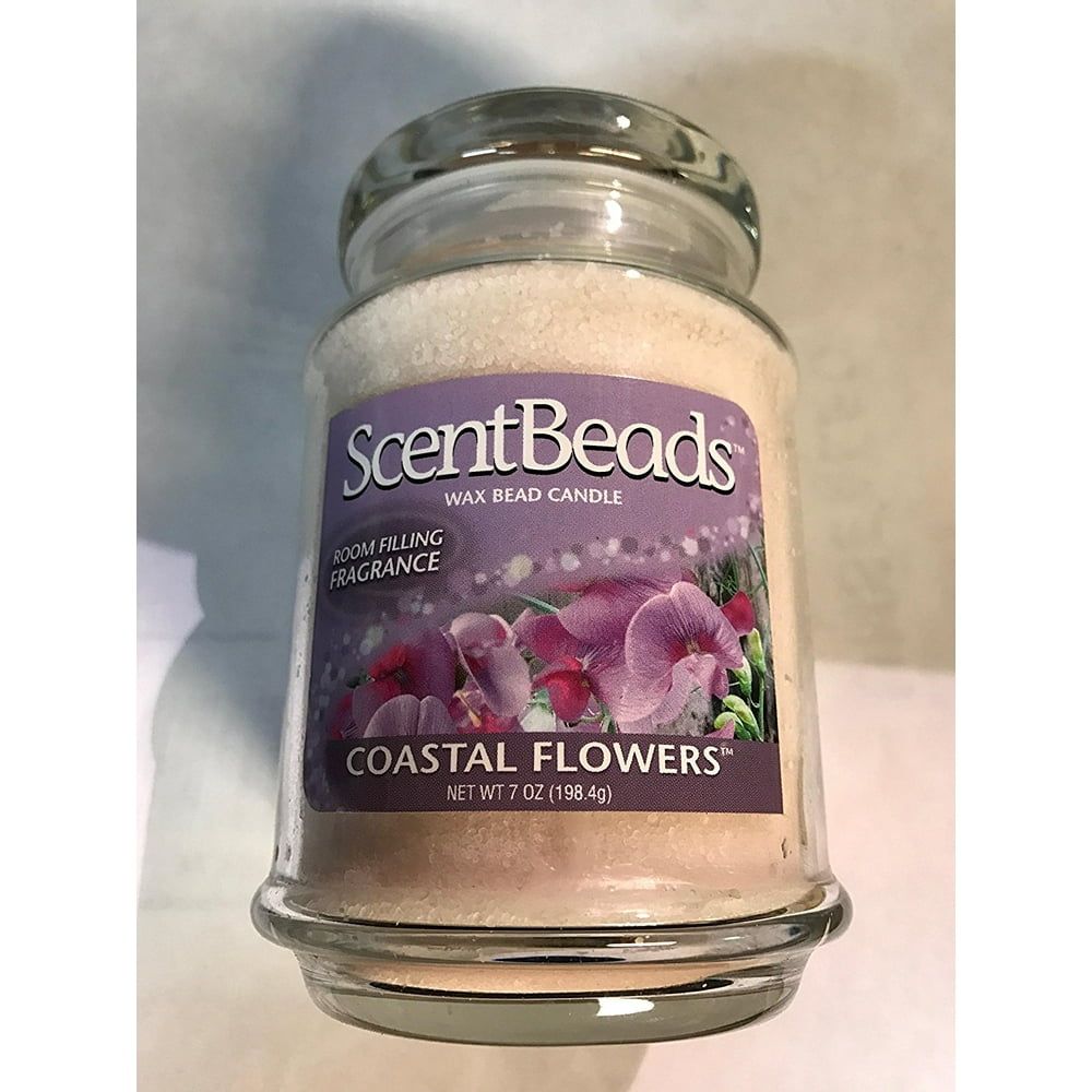 Wax Bead Candle Coastal Fowers, Wax Beads By ScentBeads
