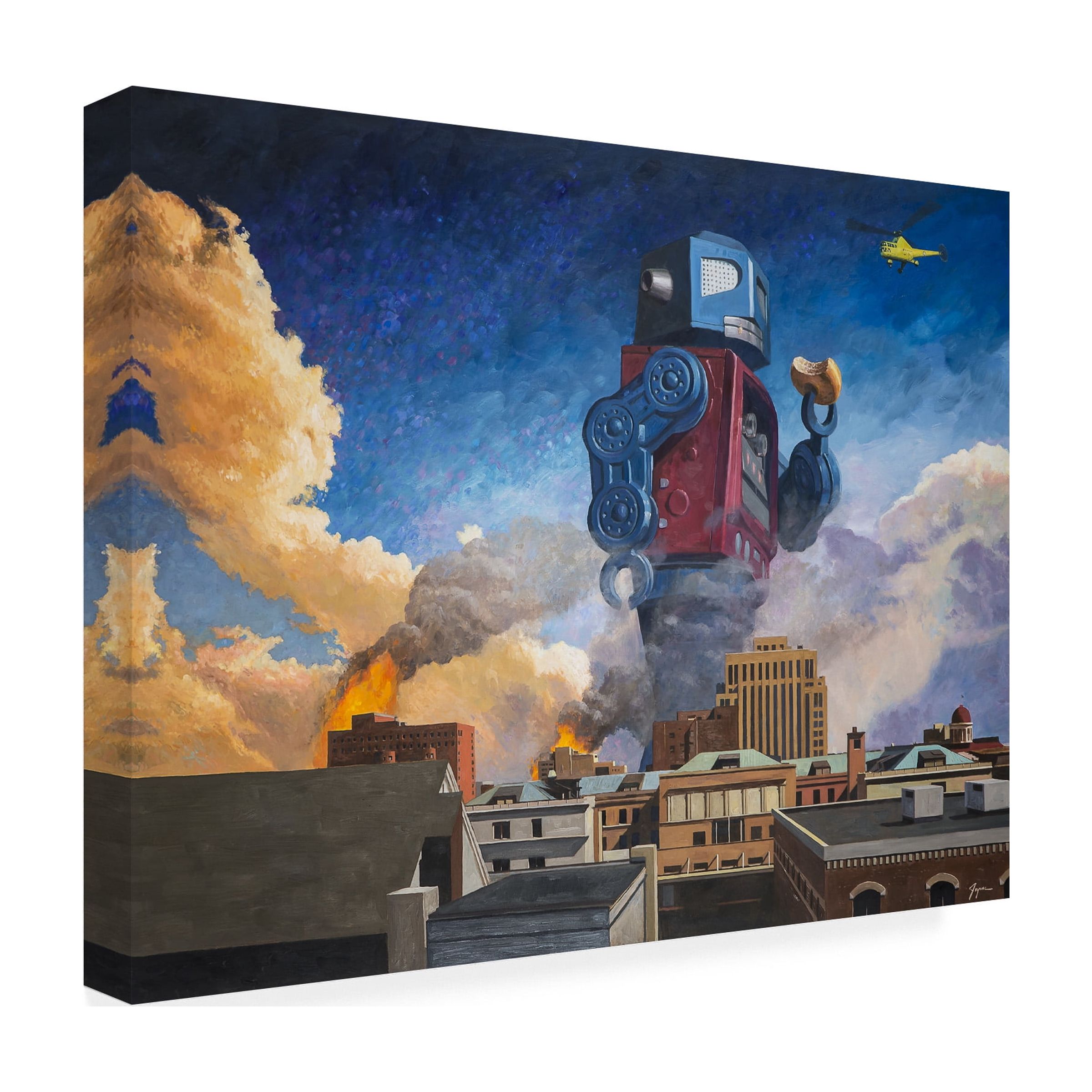 Eric Joyner 'Lunchbreak' Canvas Art
