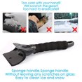 thumbnail image 5 of (Noir)Scraper à Glace pour Voitures, Pelle de Raclage à Glace pour Fenêtre de Voiture Scraper à Neige pour Racler à Glace, Racleur à Neige avec Mini-Poignée, 5 of 5