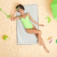 thumbnail image 3 of Toallas de baño de gran tamaño de 30 x 70 pulgadas Toallas de baño grandes Súper absorbentes Compactas Secado rápido y ligeras Ideales para gimnasio Toallas de baño de viaje, 3 of 8
