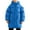 Blue, variant on Winter Boys Hooded Long Down Coat Thickened Warm Padded Jacket Outerwear, Sizes 6-7
