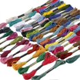 thumbnail image 1 of 25 Rolls Embroidery Thread Cross Stitch Tools For Kids Assorted Color Perfect For Craft Projects, 1 of 1