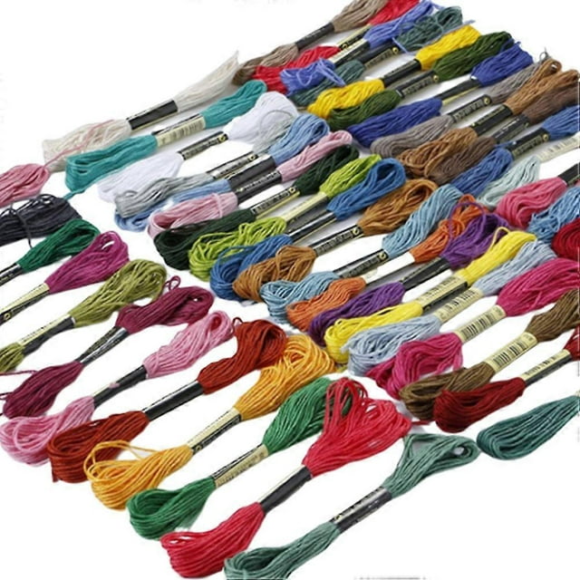 25 Rolls Embroidery Thread Cross Stitch Tools For Kids Assorted Color Perfect For Craft Projects
