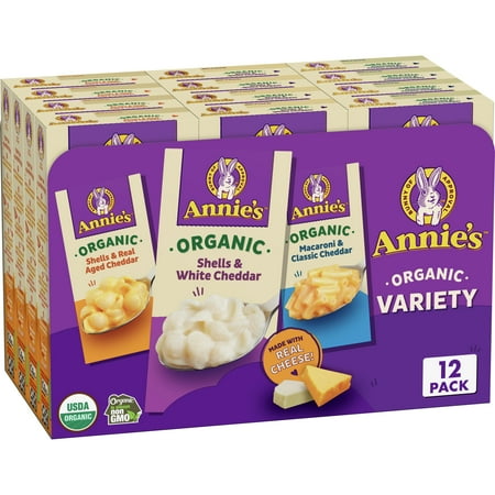 Annie's Organic Mac and Cheese Variety Pack 12 Count