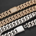 thumbnail image 2 of 16-24 Inch Extra Shiny Miami Cuban Link Chain for Men, Width 25MM Men Cuban Link Chain, Solid Thick Big Hip Hop Iced Out Cuban Link Necklace, Gift Box Included, 2 of 8
