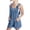 Dark Blue, variant on ATOGUTA Girls Jumpsuit Shorts Summer Sleeveless Loose Overalls Cute Rompers Shorts with Pockets Beige, Size 5T-14