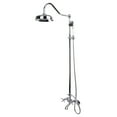 thumbnail image 2 of Kingston Brass  Vintage Clawfoot Tub Faucet Package with Shower Combo Matte Black Matte, 2 of 5