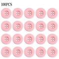 thumbnail image 1 of Botones de resina color caramelo 4 agujeros decoración hecha a mano para niños para manualidades de costura DIY 100 Piezas Jumpingount HA7573-06B, 1 of 6