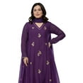 thumbnail image 5 of KLOSIA Women Embroidery Solid Anarkali Kurta and Pant Set with Dupatta - Indian Pakistani Ethnic Traditional Wear Anarkali Kurta Set, 5 of 5