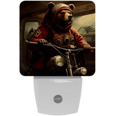 

Bears LED Square Night Lights - Stylish and Energy-Efficient Illumination for Any Room - Set of 2