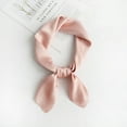 thumbnail image 3 of letairis Easy To Clean Solid Satin Square Scarf Practical And Easy To Maintain Premium Khaki, 3 of 6