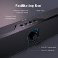 thumbnail image 4 of DOSS Computer Speaker, Sound Bar for TV with HD Stereo Sound and Subwoofer, Aux-in, USB disk, and TF card Input, Wireless Bluetooth 5.0 Speakers for Desktop, Laptop, Phone, Gaming, 4 of 7