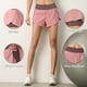 thumbnail image 3 of Shorts Mujer Mujeres Pantalones cortos para correr 2 en 1 con bolsillo Cintura ancha Capa de cobertu Tomshoo Shorts Mujer, 3 of 7