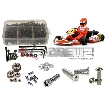 

RCScrewZ Kyosho Birel Racing Kart Stainless Steel Screw Kit - kyo117