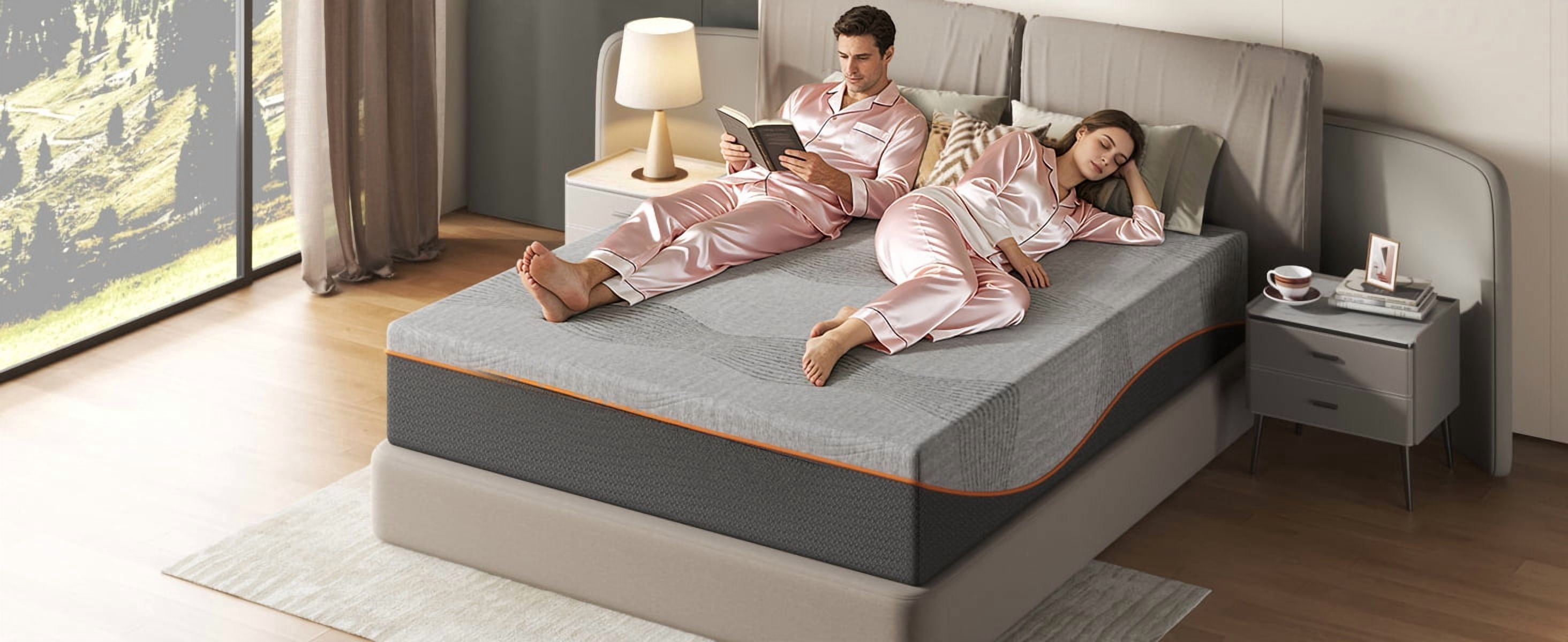 Twin Size Mattress,10 Inch Memory Foam Mattress, Fiberglass Free, Medium Feel, Breathable Cooling Layers, Certified Safe Materials