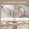 thumbnail image 2 of Queen Size Self-Inflating Air Mattress | Portable Camping Bed for Travel & Guests | 79 x 59 Inch | Comfortable Inflatable Bed for Indoor/Outdoor Use, 2 of 7