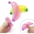 thumbnail image 4 of Fascino-M Squeeze Toy Quetschball Banane Squeezeball Bunt Glibber Ball Antiestrés Knetball Spielball Angstreduzierung, Entpacken Sie das Spielzeug Bollo relleno Simulación en Büro Juguete de descompresión Zhivalor LKX-0926-1, 4 of 7