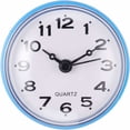 thumbnail image 1 of Indoor Outdoor Waterproof Wall Clock, 1PCBattery Operated Quality Quartz Round Clock for Outdoors/ Pool/ Patio/ Home- Blue, 1 of 5