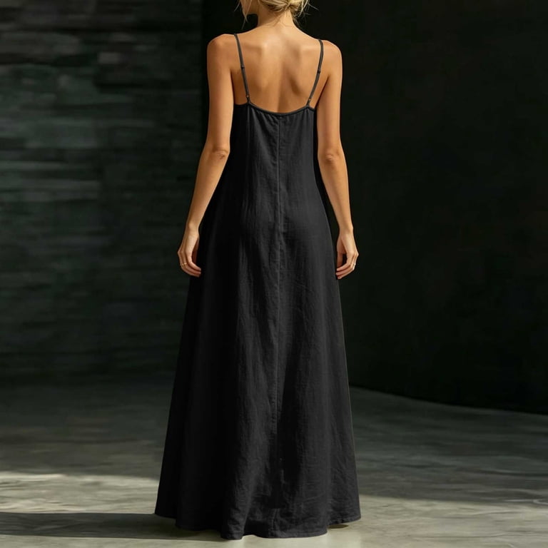 casual black spaghetti strap dress Amazon.com: Ashen Fane Women's Sleeveless Heavy Rib Cotton Spaghetti Strap Casual Mini Dress, Black, Extra Small : Clothing, Shoes & Jewelry