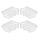 thumbnail image 2 of White Plastic Adjustable Refrigerator Dividers for Organizing Fridge Side Door with Drawer Partition Boards 4 Sets, 2 of 4