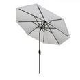 thumbnail image 2 of California Umbrella 9' Golden State Series Patio Umbrella With Matted White Aluminum Pole Aluminum Ribs Collar Tilt Crank Lift With Olefin Navy Blue Fabric, 2 of 6