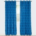 thumbnail image 2 of Lavish Home 63-206-108-CHAR 108 x 54 in. Dana Flocked Curtain Panel - Charcoal, 2 of 5