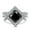 Black, variant on 3 Carat Moissanite Engagement Rings for Women, S925 Sterling Silver D Color VVS1 Princess Cut Diamond Rings, Ideal Choice for Birthday, Anniversary and Romantic Occasions with Certificate
