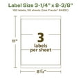 thumbnail image 6 of Avery EcoFriendly Rectangle Labels, 3-1/4" x 8-3/8", 150ct, 6 of 10