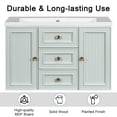 thumbnail image 6 of Miekor Furniture 30" Wall Mounted Bathroom Vanity With Sink Combo, Functional Drawer, Solid Wood & Mdf Board & Ceramic, Green AAF-6, 6 of 12