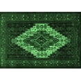 thumbnail image 1 of Ahgly Company Indoor Rectangle Persian Emerald Green Traditional Area Rugs, 7' x 9', 1 of 4