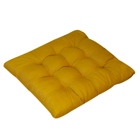 

QILIN Chair Cushion Solid Color Non-Skid Polyester Rocking Chairs Mat for Dinning Room