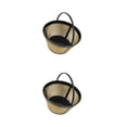 thumbnail image 4 of jesticaly Coffee Filter Screen Professional Strainer Tools Permanent High Intensity Temperature-Proof Colander Device Home Shop Kitchen 11.00*8.00*6.50cm/ 2Set, 4 of 6