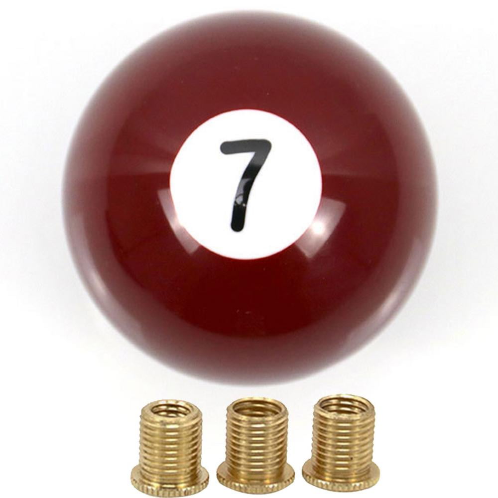 Tohuu 7 Ball Shifter Red Ball Car Racing Shifter with 3 Adapters Car